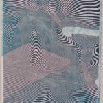 "SUB-5"  Monoprint.  26"x20"