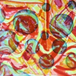 A detail of one of Mhiach's abstractions.