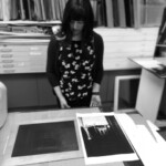 Lindsay Buchman evaluating a proof.