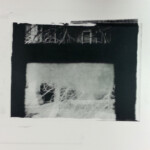 One of the first prints. Breaking up the edges.